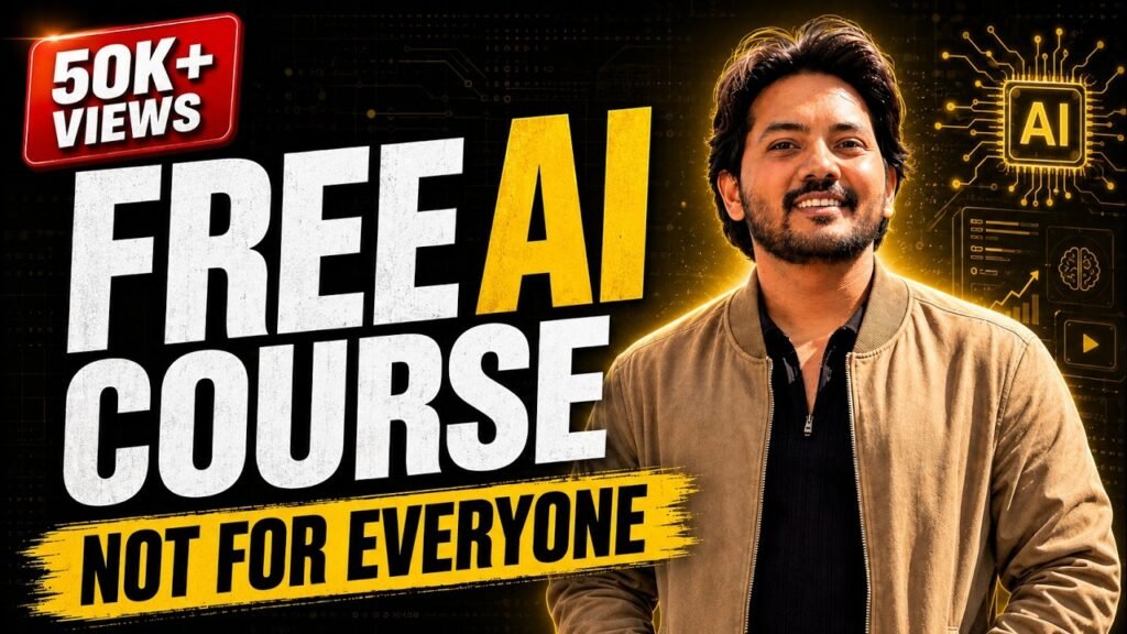 This Free Agentic AI Course Is Not For Everyone | Detailed Course Plan