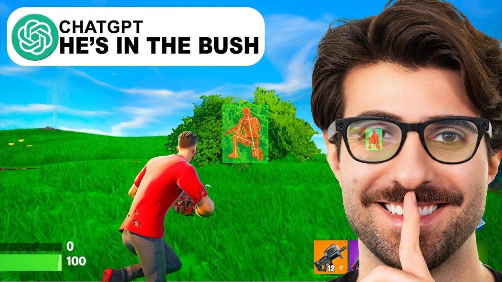 Using AI Glasses to CHEAT in Fortnite...